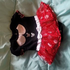 🦄 Baby Girl Minnie Mouse Dress 0-3m